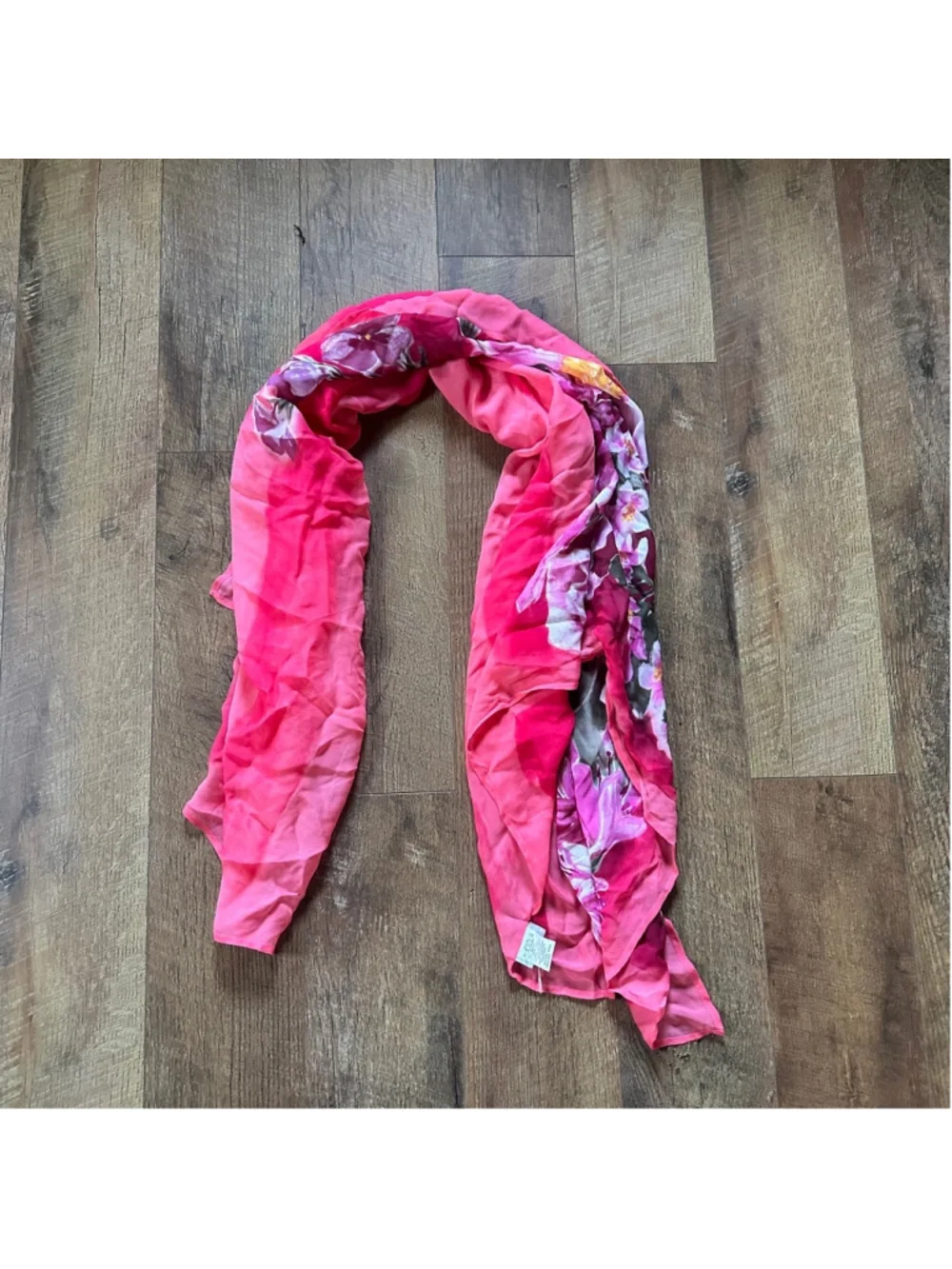 Women's Gottex Scarf OS Pink Floral Summer